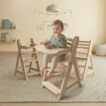 Silla de Comer Evolutiva Montessori + Arnés